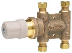 Watts 204143 3/8" Pipe Lead Free Brass Water Mixing Valve & Unit 