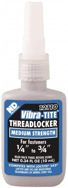 Threadlocker: Blue, Liquid, 10 mL, Bottle