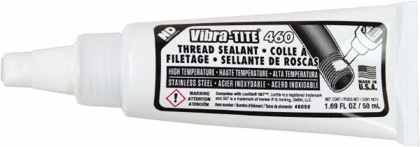 Joint Sealant: 50 mL Tube, White - -65 to 400 &deg; F Operating Temp