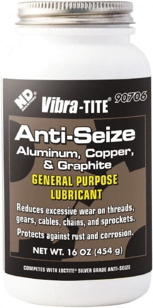Vibra-Tite. 90706 Anti-Seize Anti-Seize Lubricant: 16 oz Can 