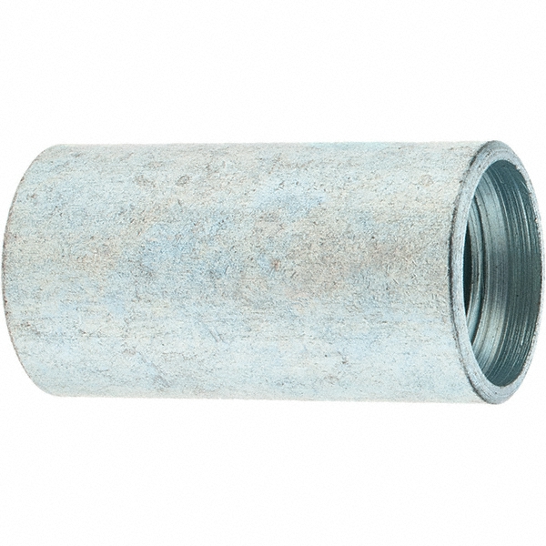 Steel Pipe Coupling: 3/8" Fitting - Threaded, 300 psi Liquid & Gas, 300 psi Steam