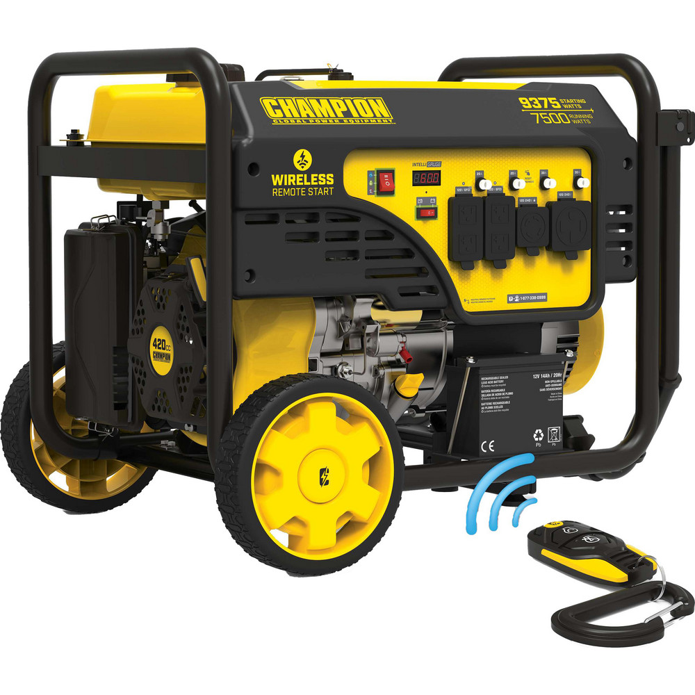 Champion Power Equipment Portable Power Generator Gasoline, 7,500W
