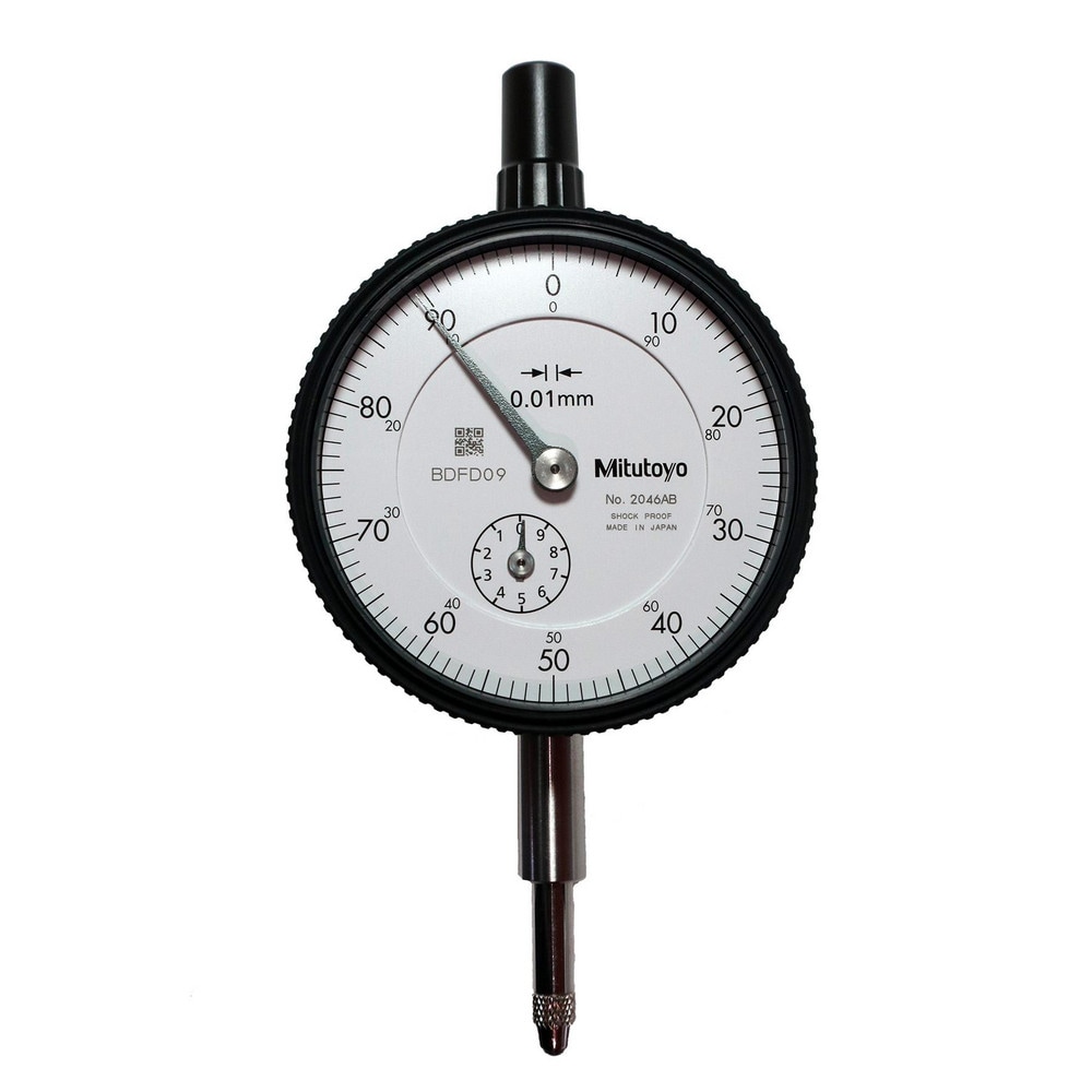 10mm Range, 0-100 Dial Reading, 0.01mm Graduation Dial Drop Indicator