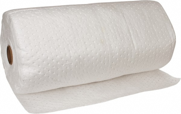 PRO-SAFE CEP-Q150 Sorbent Pad: Oil Only Use, 30" Wide, 150 Long, 61 gal, White Image