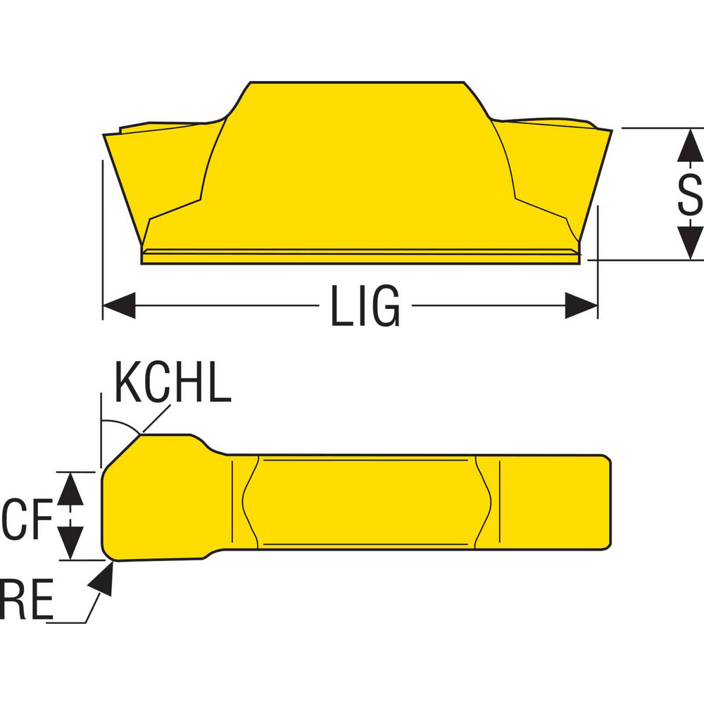 Seco - Multi-Directional Turning Insert: LCGN1605070150RD76C500, Solid ...