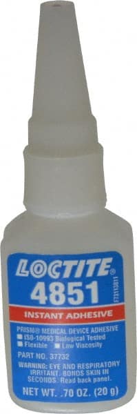 LOCTITE 524540 Adhesive Glue: 0.7 oz Bottle, Clear 