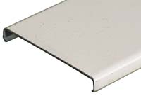 5 Ft. Long x 1-29/32 Inch Wide, Rectangular Raceway Cover - Ivory, For Use with 2400 Series Raceways