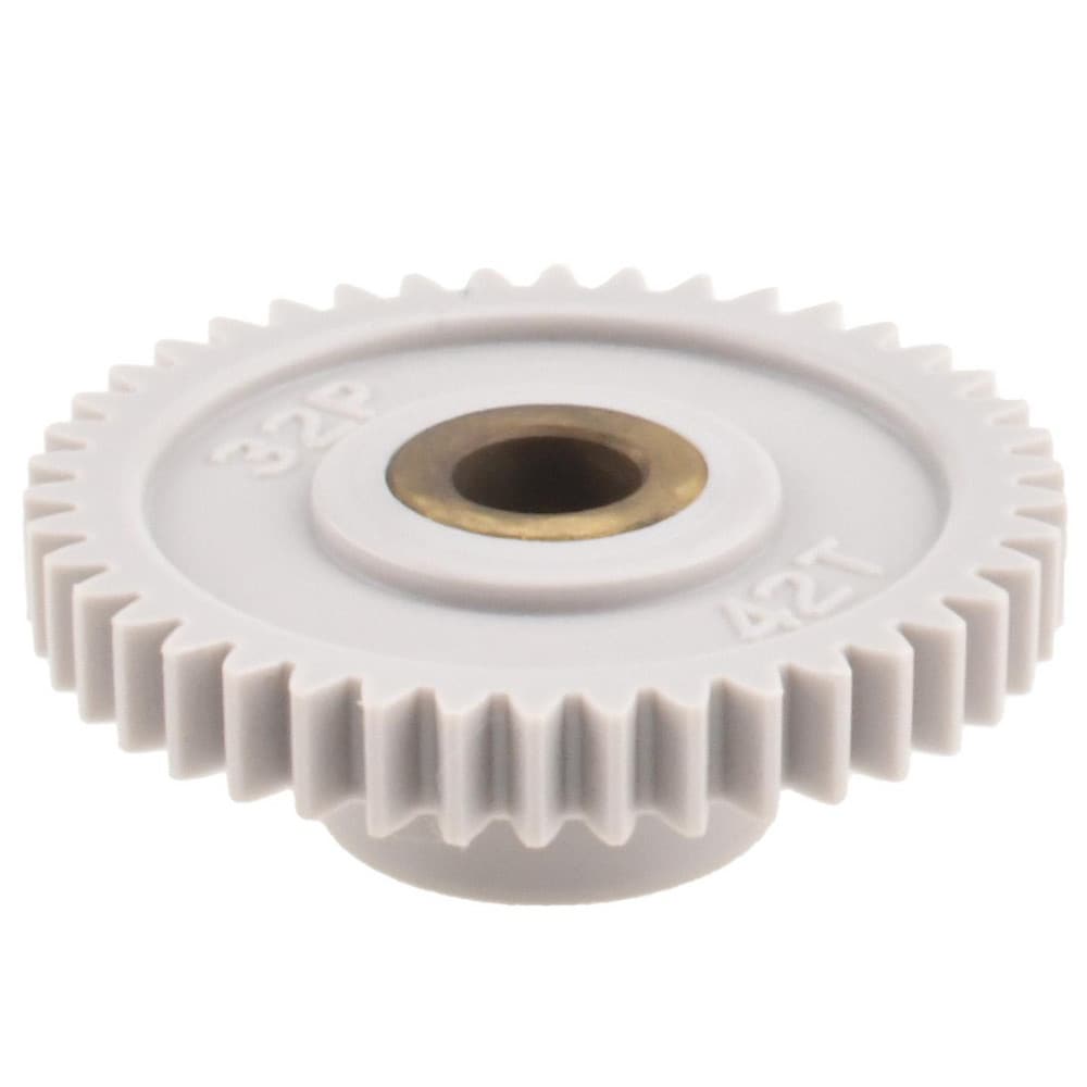Spur Gear: 42 Teeth, 1/2" Bore Dia