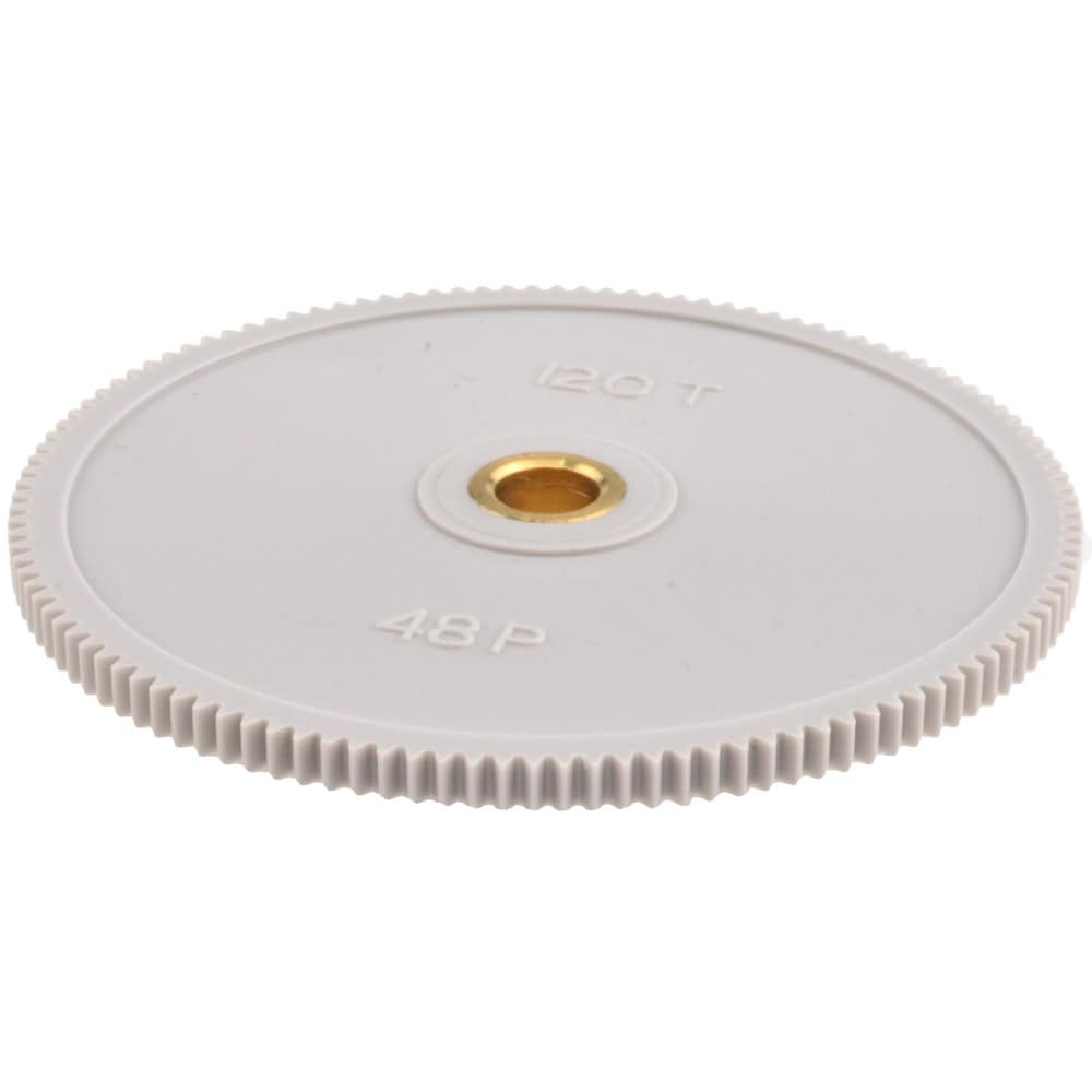 Spur Gear: 120 Teeth, 1/4" Bore Dia