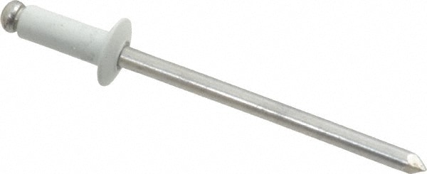 Open End Blind Rivet: Button Head, Aluminum Body, Aluminum Mandrel