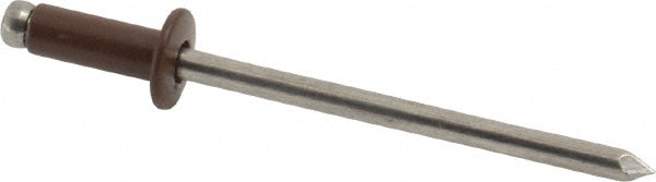 Open End Blind Rivet: Button Head, Aluminum Body, Aluminum Mandrel