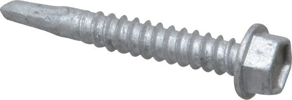ITW Buildex 560036 #12, Hex Washer Head, Hex Drive, 1-1/2" Length Under Head, #2 Point, Self Drilling Screw 