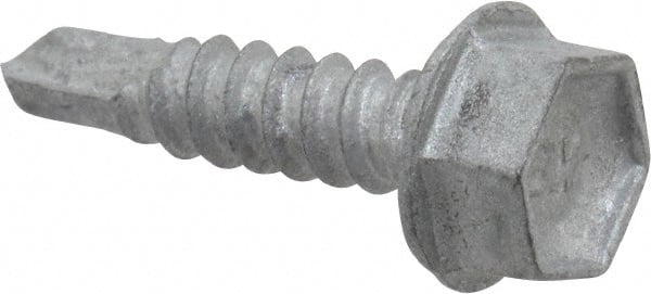 ITW Buildex 560014 #10, Hex Washer Head, Hex Drive, 3/4" Length Under Head, #3 Point, Self Drilling Screw 