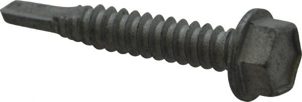 ITW Buildex 560056 1/4", Hex Washer Head, Hex Drive, 1-1/2" Length Under Head, #3 Point, Self Drilling Screw 