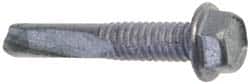 ITW Buildex 560062 1/4", Hex Washer Head, Hex Drive, 4" Length Under Head, #5 Point, Self Drilling Screw 