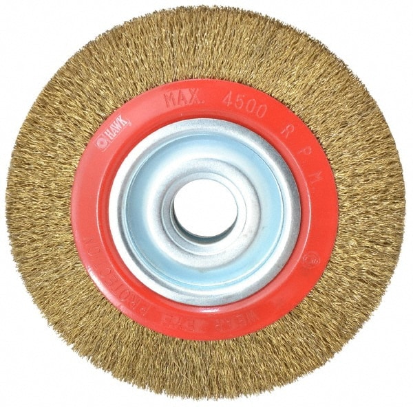 Value Collection S04064671 Wheel Brush: 8" Wheel Dia, Crimped Image