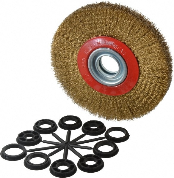 Value Collection S04064796 Wheel Brush: 7" Wheel Dia, Crimped Image