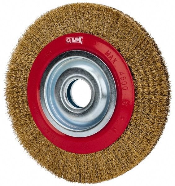 Value Collection S04064804 Wheel Brush: 8" Wheel Dia, Crimped Image