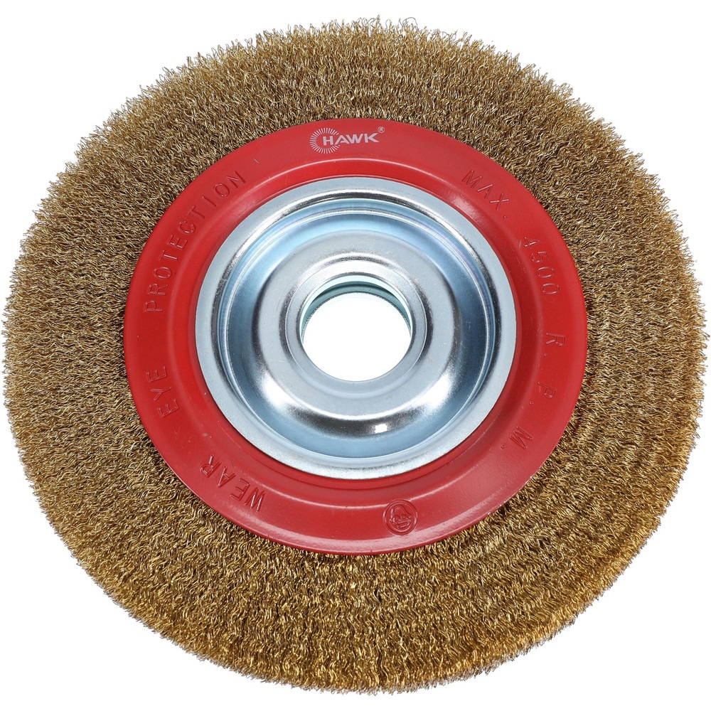 Value Collection S04064812 Wheel Brush: 8" Wheel Dia, Crimped Image