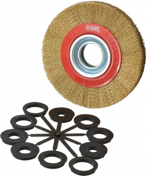 Value Collection S04064903 Wheel Brush: 6" Wheel Dia, Crimped Image