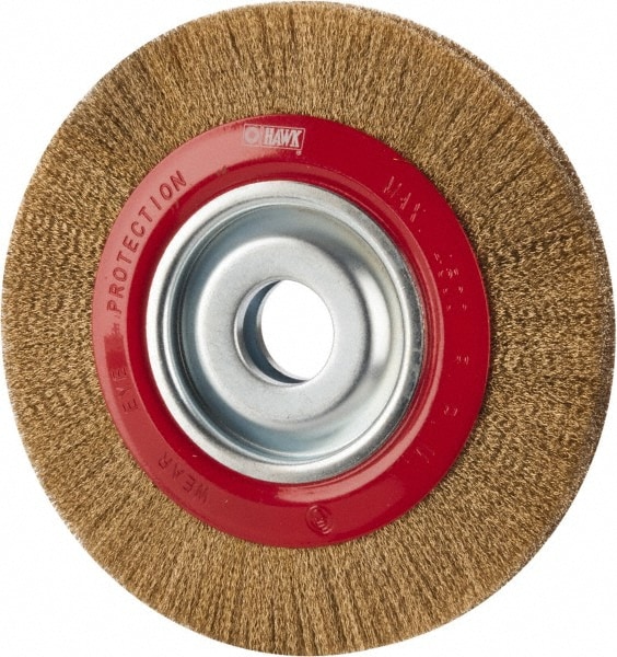 Value Collection S04064945 Wheel Brush: 8" Wheel Dia, Crimped Image