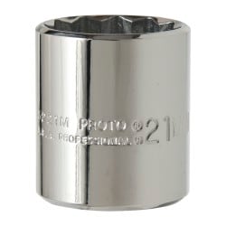 Hand Socket: 21 mm Socket, 12-Point