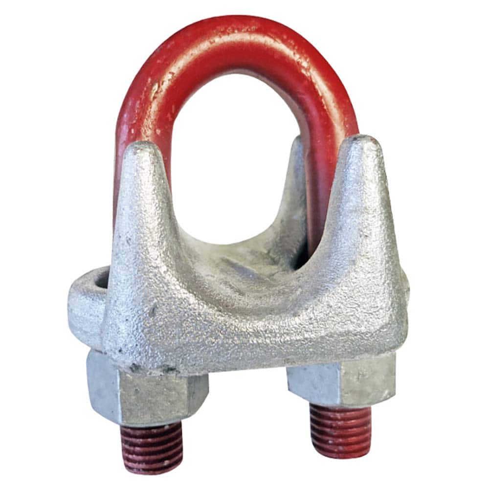 Wire Rope Fist Grip Clip: 3/8" Rope Dia