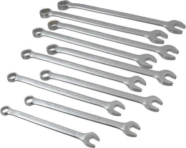 PROTO J1200K-MASD Combination Wrench Set: 10 Pc, Metric Image