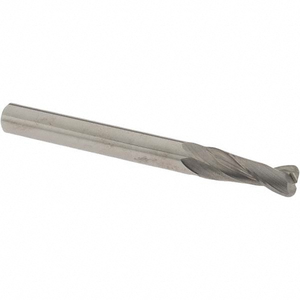 OSG 20222000 Corner Radius End Mill: 1/4" Dia, 3/4" LOC, 0.06" Radius, 2 Flutes, Solid Carbide Image