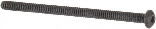 Value Collection 701006PR Socket Cap Screw: #0-80 x 1, Alloy Steel, Black Oxide Finish Image