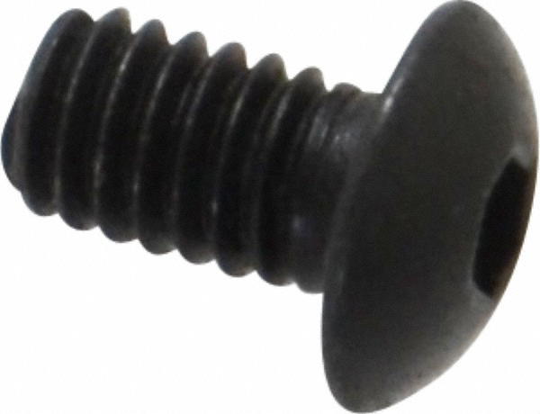 Value Collection 701061PR Socket Cap Screw: #6-40 x 1/4, Alloy Steel, Black Oxide Finish Image