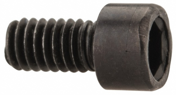 Value Collection 581058PR Hex Head Cap Screw: #2-64 x 3/16", Alloy Steel, Black Oxide Finish Image