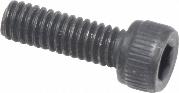 Value Collection 581098PR Hex Head Cap Screw: #3-56 x 5/16", Alloy Steel, Black Oxide Finish Image