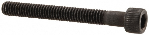 Value Collection 581158PR Hex Head Cap Screw: #4-48 x 1", Alloy Steel, Black Oxide Finish Image