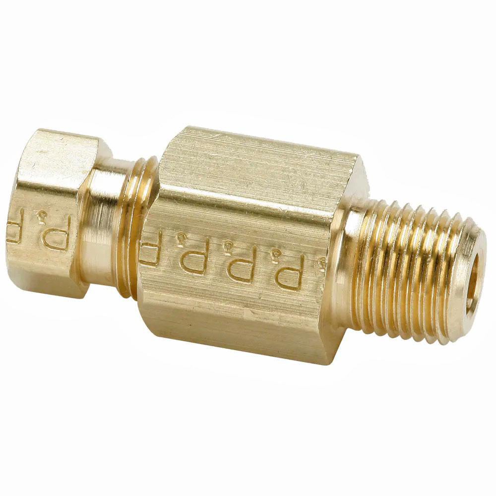 Parker 68HD-5-2 Compression Tube Connector: 1/8" Thread, Compression x MNPT Image