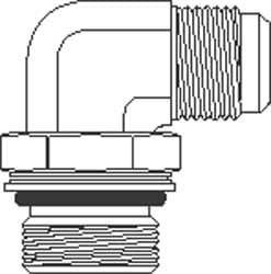 Parker 149F-10-MI27 5/8 x M27 Pipe, 650 psi, Brass ISO Port Adapter Image