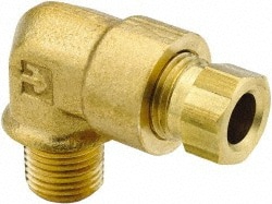 Parker 169HD-10-8 Compression Tube Male Elbow: 1/2" Thread, Compression x MNPT Image