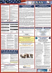 24" Wide x 40" High Laminated Paper Labor Law Information Poster