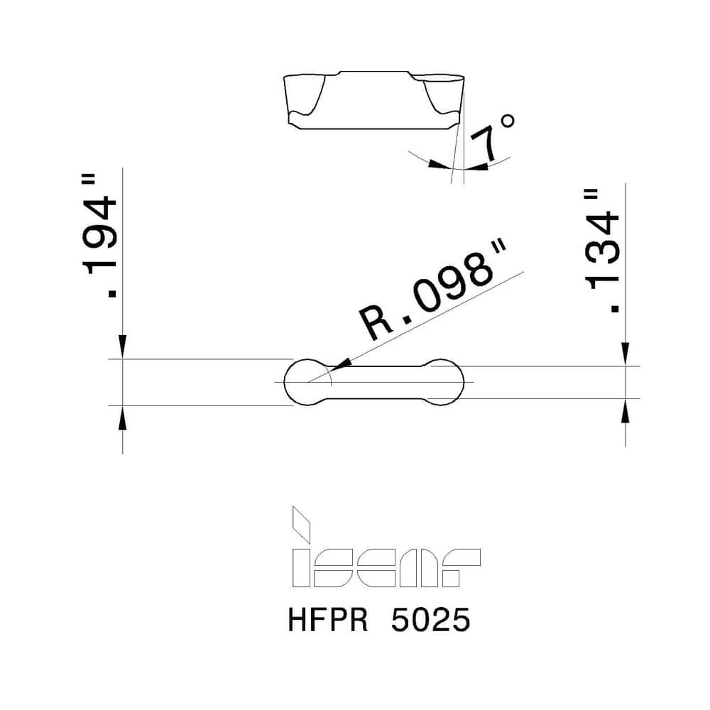イスカル ヘリフェース チップ HFPR L IC428 HFPR6004 IC428 )イスカルジャパン(株) - 3