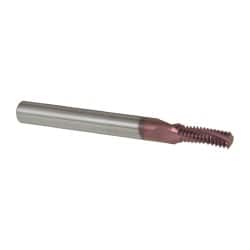Carmex MT0250C0624UN Helical Flute Thread Mill: 5/16-24, Internal, 3 Flute, 1/4" Shank Dia, Solid Carbide 