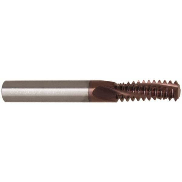 Carmex MT0312C0913UN Helical Flute Thread Mill: 1/2-13, Internal, 3 Flute, 5/16" Shank Dia, Solid Carbide Image