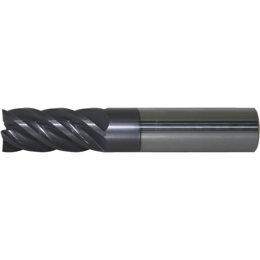 ProMax 112-03224 Square End Mill: 1/2 Dia, 5/8 LOC, 1/2 Shank Dia, 2-1/2 OAL, 5 Flutes, Solid Carbide Image