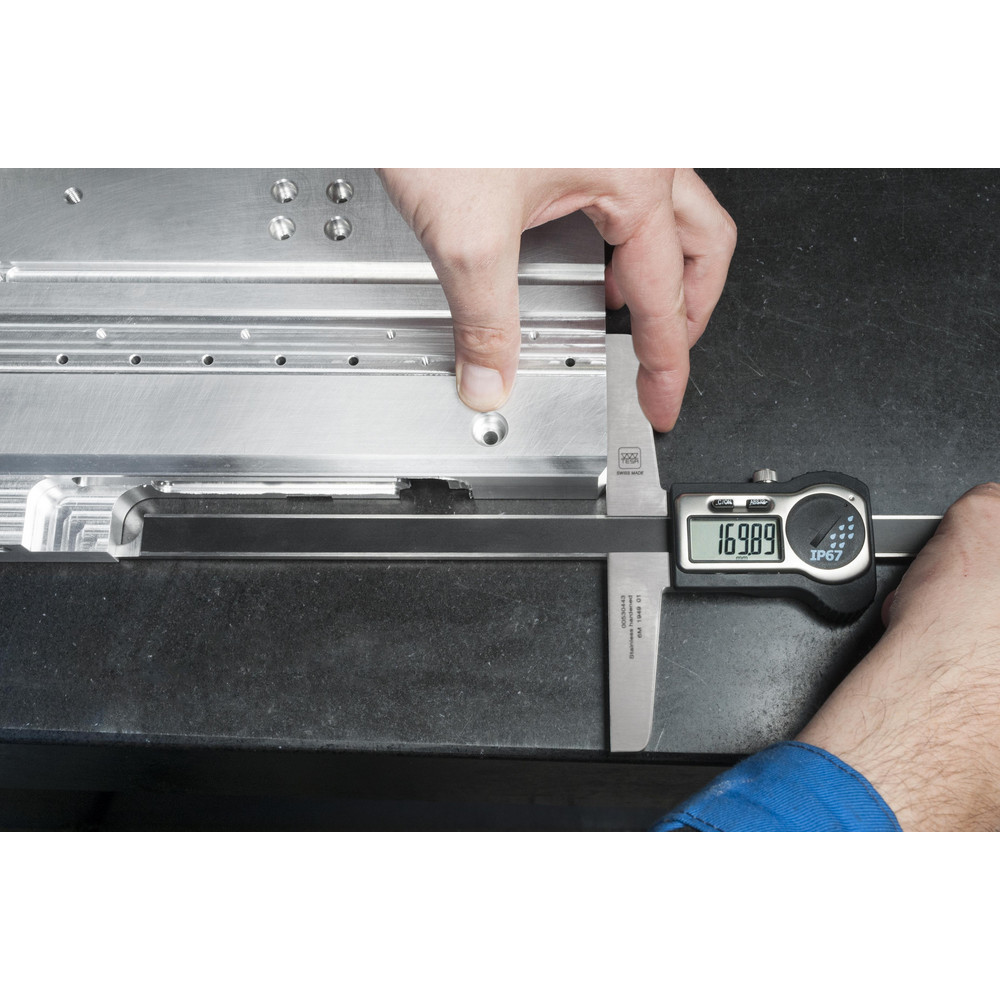 TESA Brown & Sharpe Electronic Caliper 0.0000 to 20.0000", 0.0005" Resolution MSC