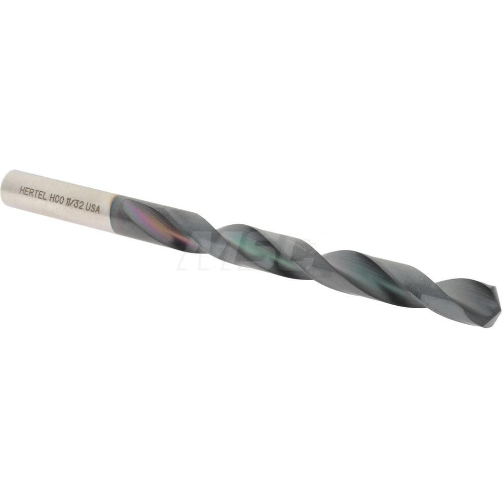 Hertel 4139739 Jobber Length Drill Bit: 0.3438" Dia, 135 °, Cobalt Image