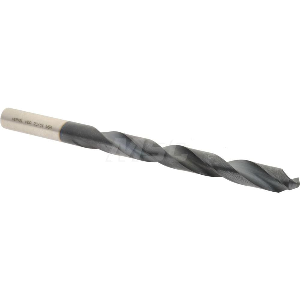 Hertel 4139747 Jobber Length Drill Bit: 0.3594" Dia, 135 °, Cobalt Image