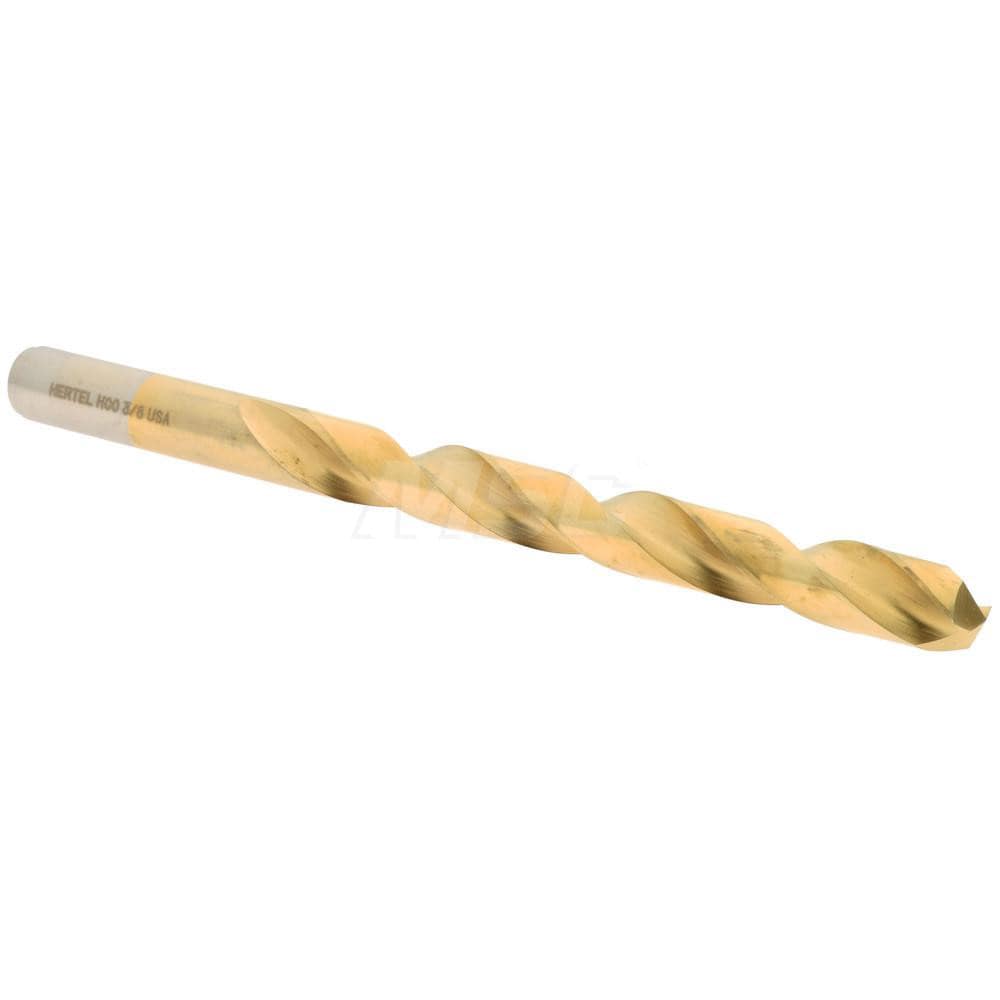 Hertel 4141156 Jobber Length Drill Bit: 0.375" Dia, 135 °, Cobalt Image