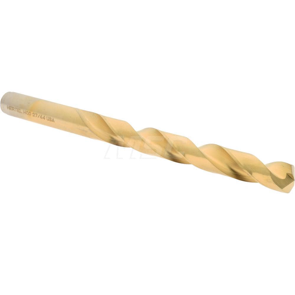 Hertel 4141180 Jobber Length Drill Bit: 0.4219" Dia, 135 °, Cobalt Image