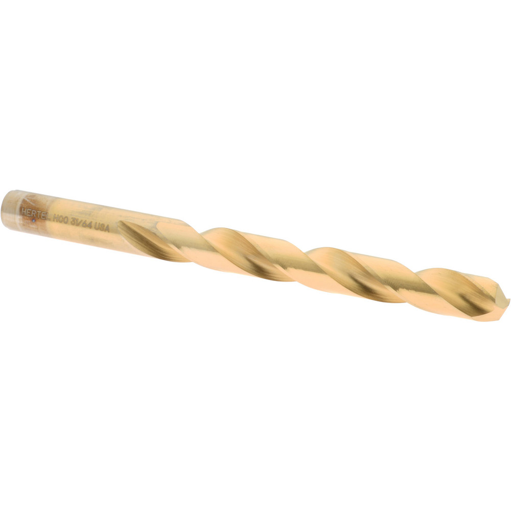Hertel 4141222 Jobber Length Drill Bit: 0.4844" Dia, 135 &deg;, Cobalt Image
