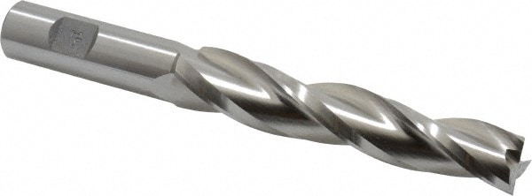 Made in USA K-1217 Tapered End Mill: 1 ° per Side, 3/4" Small Dia, 4-1/4" LOC, 3 Flutes, High Speed Steel, Square End Image