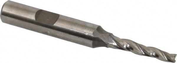 Made in USA KX-254 Tapered End Mill: 1.5 ° per Side, 5/32" Small Dia, 1" LOC, 3 Flutes, High Speed Steel, Square End Image